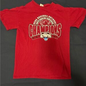 NCAA Red South Carolina NCAA CWS Champions Graphic Tee